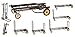 RocknRoller R14RT Multi-Cart Equipment Cart with R Trac Wheels