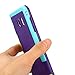 Note 5 Case, Galaxy Note 5 Case, BENTOBEN Ultra Slim Case Hybrid Dual Layer Shockproof Case [ Extra Front Raised Lip ] Soft TPU & Hard PC Bumper Protective Case Cover for Samsung Galaxy Note 5 Purple