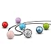 EUDORA Harmony Ball Necklace 18mm Antique Silver Chime Bell Pendant Women Gift, 30