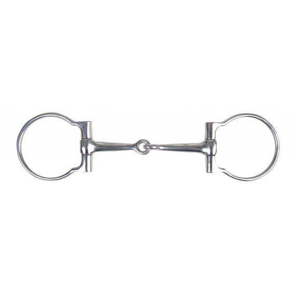 HKM Western D-Ring Snaffle Single Broken 125mm