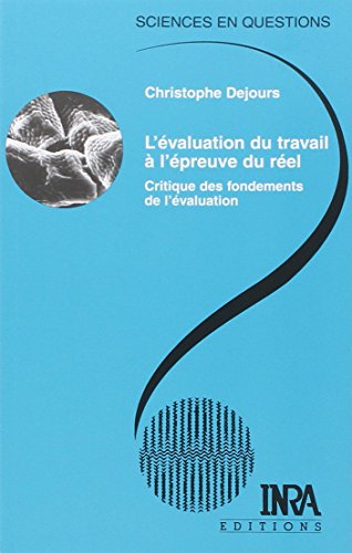 L' évaluation du travail à l'épreuve du réel