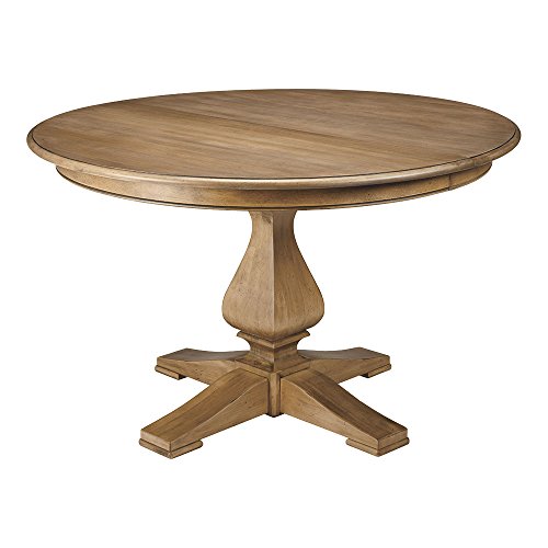 Ethan Allen Cameron Round Dining Table, 48" Diameter, Rye