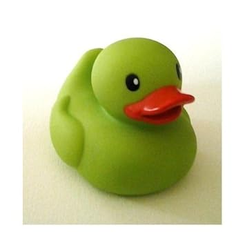 green rubber ducky