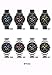 Readeel Military Sports Watches Men's Dual-display Multi-function Stainless Steel Mens Watches Red