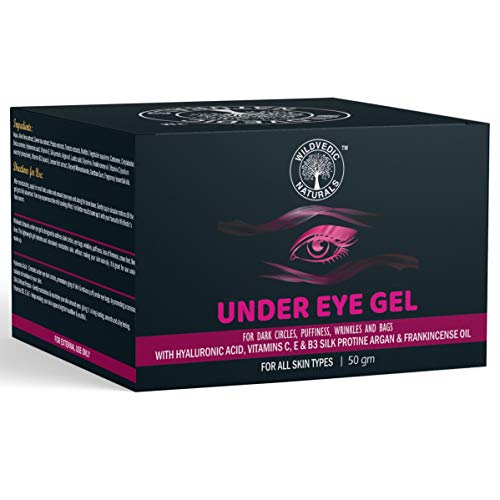 Wildvedic Naturals Under Eye Cream GEL - For Dark Circles, Puffiness, Wrinkles and Bags - 50g 2 Wildvedic Naturals Under Eye Cream GEL - For Dark Circles, Puffiness, Wrinkles and Bags - 50g - Image 2