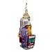 Kurt Adler New York City Cityscape, 5.53-inch Height, Multicolor, Glass Ornament