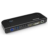 Diamond Multimedia Ultra Dock Dual Video USB 3.0/2.0 Universal Docking Station with Gigabit Ethernet, HDMI and DVI Outputs Audio Input and output for Laptop, Ultrabook, Macbook, Windows 10, 8.1, 8, 7, XP,Mac OS and Android 5.0 and higher. Display Link Certified, DL- 3900 Chip (DS3900V2)