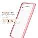Note 8 Case, Trianium Clarium Series For Samsung Galaxy Note8 Case Clear Hybrid Cover [Scratch Resistant] Ergonomic Cushion Shock-Absorbing TPU Bumper + PC Hard Back Panel - Pink/Clear