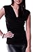 Zeagoo Women's Ruched Cowl Neck Casual Stretchy Top
