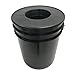 Viagrow® 6 in. Mesh Pot Bucket Lid Insert for 3.5 & 5 Gal. Hydroponic Buckets – Black Plastic Net Cup, 6 in. x 4.5 in. Deep (6-Pack) / A Product of The Harvest Company™