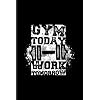 Gym Today Work Tomorrow: Cardio Workout Undated Planner | Weekly & Monthly No Year Pocket Calendar | Medium 6x9…