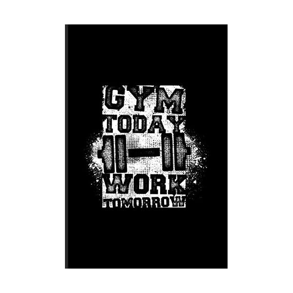 Gym Today Work Tomorrow: Cardio Workout Undated Planner | Weekly & Monthly No Year Pocket Calendar | Medium 6x9…