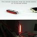 Ultra Bright Bike Light,USB Rechargeable Waterproof Sport LED Red Fits On Any Road Bicycles Helmets 6 Light Mode Options For Safe Cycling