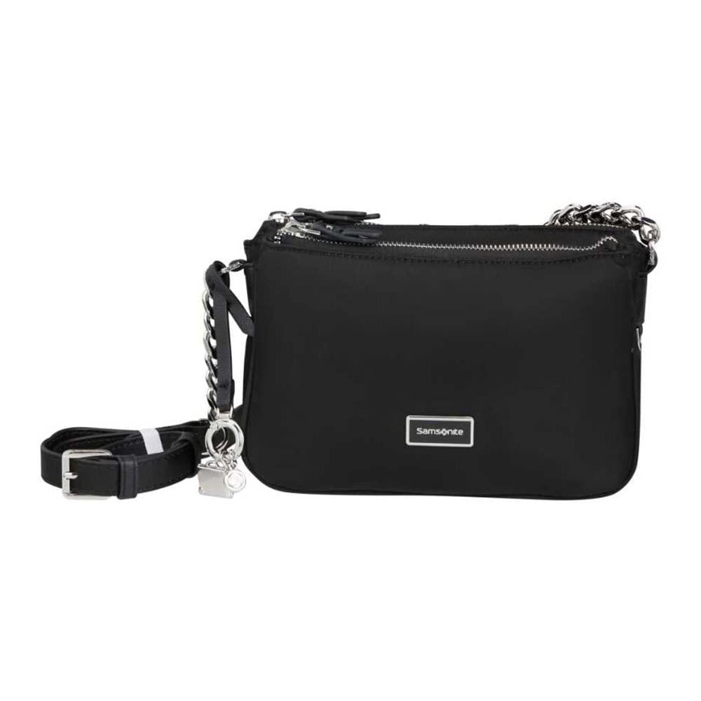 Samsonite Karissa 2.0 - Shoulder Bag with 3 Compartments, 23 cm, Black (Eco Black)