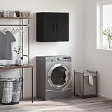 vidaXL Wall Cabinet, Artisan Oak, 60x31x60 cm, Floating Storage Unit view 2