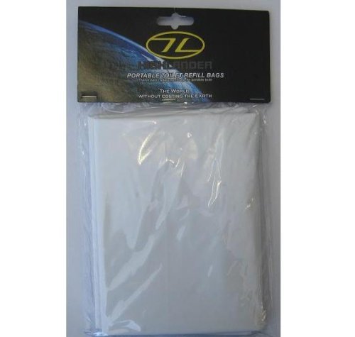 Highlander 12 x Portable Toilet Replacement Bags Camping/Fishing