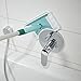 Leifheit Click System Bath Scrubber Flexi Pad with Fixture Cutout, Turquoise