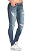 Slightly Ripped Low Rise Skinny Jeans (Plus Sizes Available)