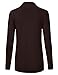 JJ Perfection Women's Open Front Knit Long Sleeve Pockets Sweater Cardigan