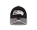 New Era NFL 2016 Training Camp Black and White 39THIRTY Stretch Fit Cap, Medium/Large