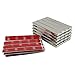 Strong Bar Magnets | 3M VHB Double-Sided Mounting Tape | 60 x 10 x 4 mm | Set of 20 | Heavy-Duty Neodymium Rare-Earth Blocks