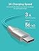 Xcentz USB Type C Cable, [2 Pack 6ft] USB C to USB A Fast Charger, Nylon Braided Charging Cable for Samsung Galaxy S10/S9/S8/Note 8/9/10, LG V20/G5/G6, Pixel, iPad Pro 2018 and More, Blue