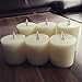 smtyle Fake Candles for Flameless Fireplace Candelabra Holder Battery Operated Flickering Moving Flame Wick Pillar with Remote Control Timer Ivory Flat Top 6