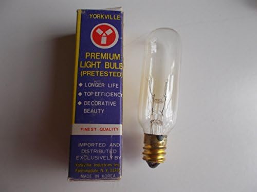 Yorkville Premium Light Bulb T-6 Tubular Clear 25W