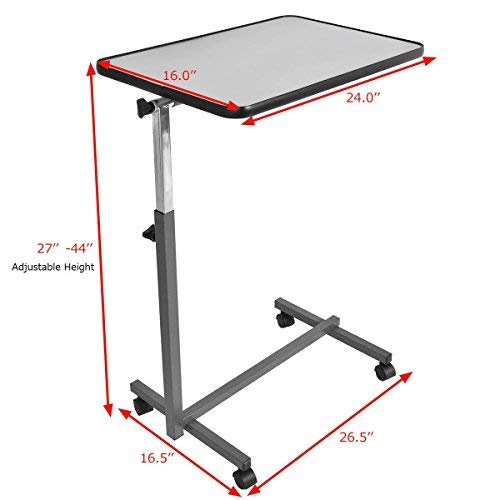 4 Goplus+Overbed+Adjustable+Medical+Hospital