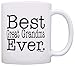 ThisWear Mother's Day Gift for Grandma Best Great Grandma Ever Gift Coffee Mug Tea Cup White
