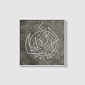 Framed Canvas Home Artwork Decoration A Lonely Tree Canvas Wall Art for Living Room, Bedroom - 16x16 inches