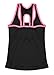 Necessity Women's Athletic Performance Tank Top with Built in Sport Bra, Blue, Medium