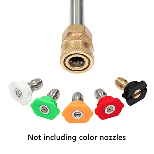 EDOU Direct Pressure Washer Extension Wand 17" Stainless Steel 1/4