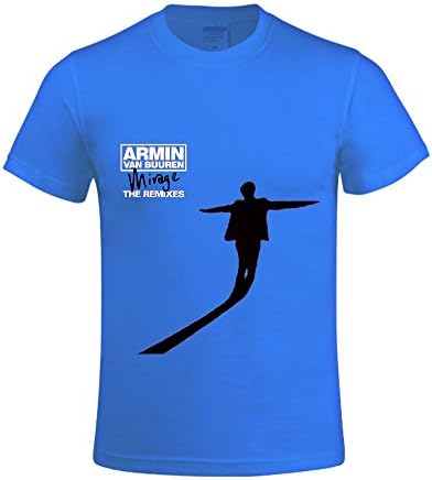 Armin Van Buuren Mirage Men T Shirts Crew Neck Custom Printed Blue