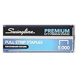 Swingline Staples, Premium, S.F. 4, 0.25 Inch Length, 210 Per Strip, 5,000 Per Box (S7035450)