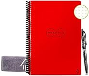 Rocketbook Smart Reusable Notebook - Dot-Grid Eco-Friendly Notebook with 1 Pilot Frixion Pen & 1 Microfibe