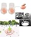 Adhesive Bra, Breast Lift Tape Reusable Push Up Nipplecovers Strapless Backless Sticky Bra Beige