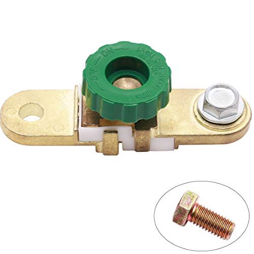 Tnisesm Side Post Battery Master Disconnect Switch Cut/Shut Off Marine Battery Isolator