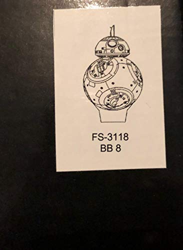 image for Huiyuan 3d Lamp Star War Fuwa Force Awaken Bb-8 Night 7 Color Change B
