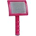 Oscar Frank Grand de Luxery Premium Plastic Handle Pet Slicker Brush, Large, Pink