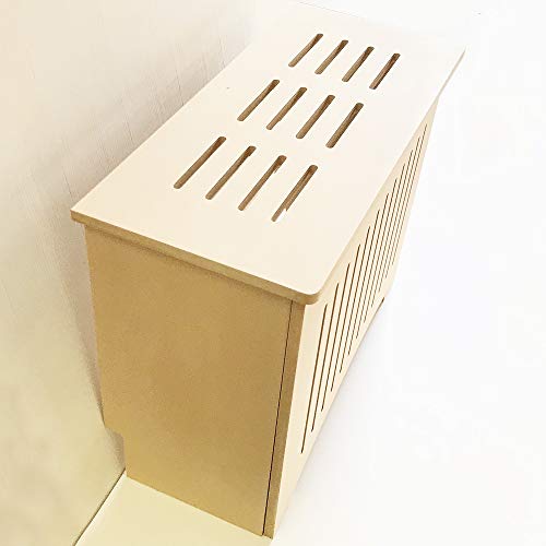 DIY KIT - Unfinished MDF Radiator Cover - Custom Size - Model MD29