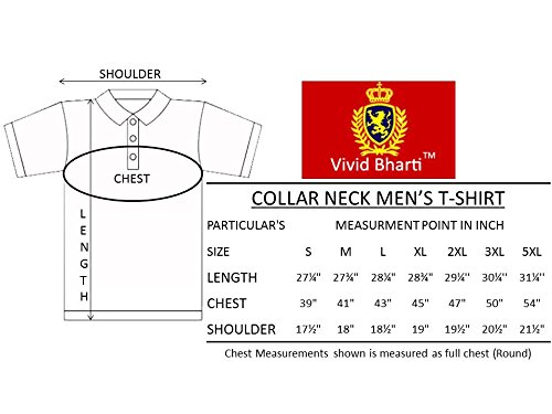 vivid bharti white half sleeve box printed men's polo tshirt(premium quality t-shirt)