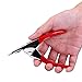 PETTOM Dog Cat Nail Clipper Professional Pet Claw Trimmer Stainless Steel Pet Toes Cutter Grooming Tool for Small Medium Dogs Cats (Guillotine Nail Clipper) Red