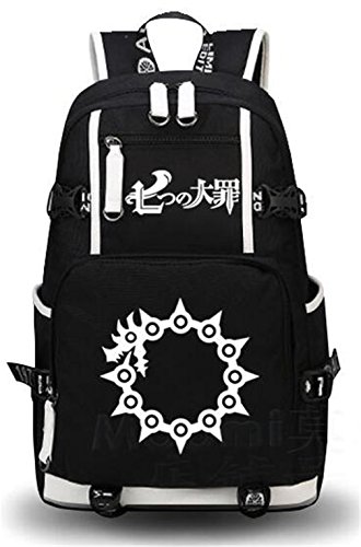 YOYOSHome Anime The Seven Deadly Sins Cosplay Bookbag Daypack Backpack School Bag