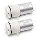 2x DC 3V-6V 5V 370 Motor Micro Mini Air Pump Vacuum For Aquarium Tank Oxygen