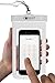 Kobert Waterproof Cell Phone Case (Pro White), Dry Bag Pouch for iPhone 8, 8 Plus, X, 6s, 6s Plus Samsung Galaxy s7, s7 Edge, s6, Any Phone up to 6 Inches - White Strap and Armband
