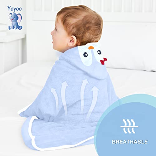 YOYOO Premium Bamboo Baby Bath Towel Ultra Soft Organic
