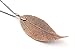 BOUTIQUELOVIN Women's Long Leaf Pendant Necklaces Real Filigree Autumn Leaf Fashion Jewelry Gifts (Copper)