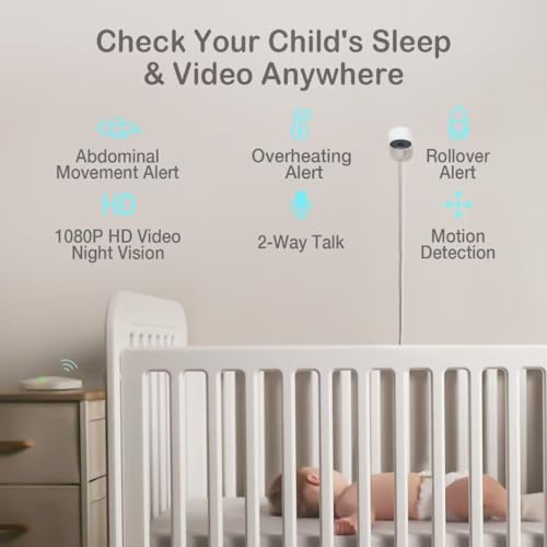 SenseU Smart Baby Monitor 3 Long Range+Camera(FSA/HSA Approved