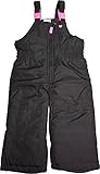 Carter's - Little Girls Black Bib Overall Snowpant